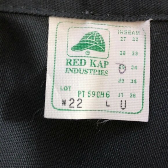 Red Kap Pants Womens 22 Charcoal Gray Work Industrial Half Elastic - Picture 4 of 4